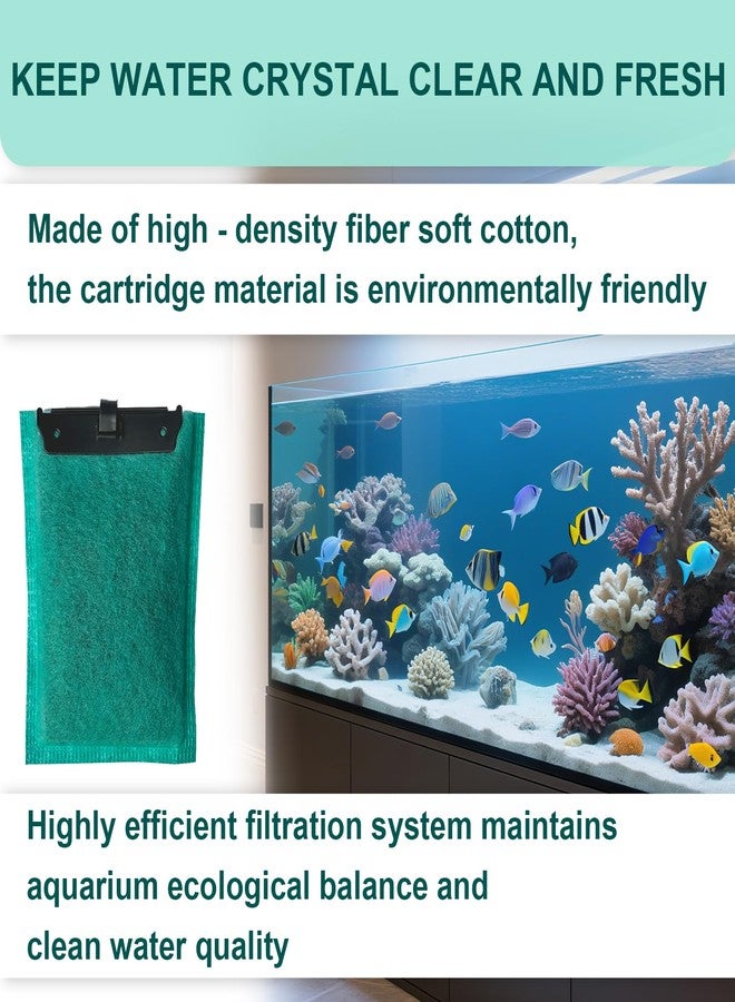 beaufan 10 Bio-Bag Medium Filter Cartridges with 4 Foam Filters Compatible with Tetra Whisper Internal Power Filter 5-10 Gallons and Whisper Bio-Bag Filters 10i/IQ10/PF10, ReptoFilter 20 Gallons - Image 4